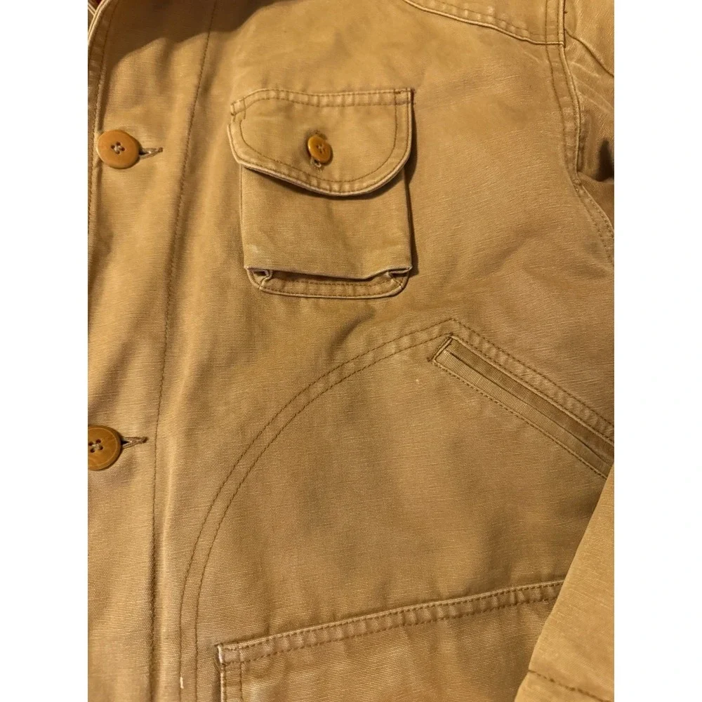 Vintage Polo Ralph Lauren Canvas Jacket Men's M Sportsman Duck Hunting Insulated